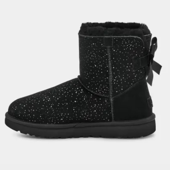 NWOT UGG Mini Bailey Bow Metallic Spots - Picture 3 of 11